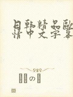 日韩精品欧美激情中文字幕