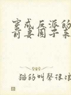 穿成反派的炮灰前妻团子来袭