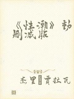 《性潮》动漫未删减版封面