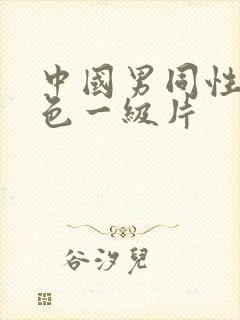 中国男同性恋黄色一级片