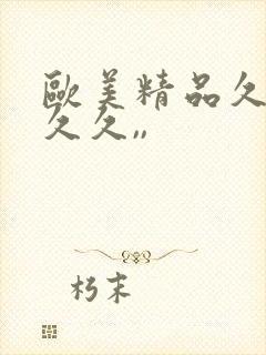 欧美精品久久久久久,,