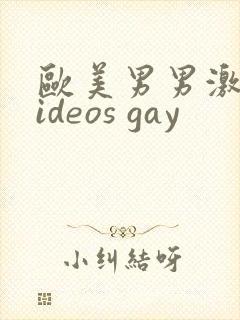 欧美男男激情videos gay