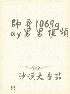 帅哥1069gay男男视频封面