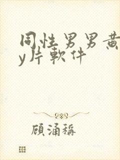 同性男男黄gay片软件封面