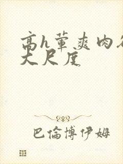 高h荤爽肉欲文大尺度