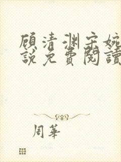 顾清渊宋婉凝小说免费阅读