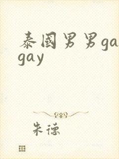泰国男男gaygay