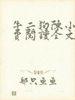 牛二狗陈小燕免费阅读全文