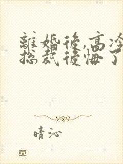 离婚后,高冷女总裁后悔了