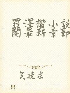 罗泽楷小说笔趣阁最新章节