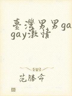 台湾男男gaygay激情