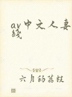 av中文人妻在线
