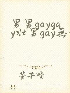 男男gaygay壮男gay无套