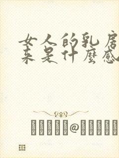 女人的乳房摸起来是什么感觉