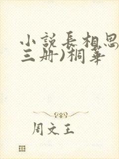 小说长相思(全三册)桐华