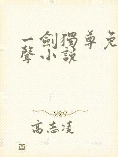 一剑独尊免费有声小说