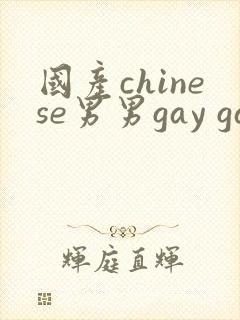 国产chinese男男gay gay gay