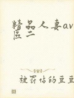 精品人妻av一区二