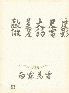 欧美大尺度床戏做爰的电影