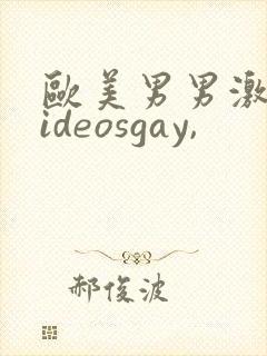 欧美男男激情videosgay,封面