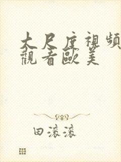 大尺度视频在线观看欧美封面