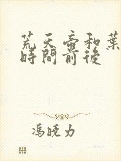 荒天帝和叶天帝时间前后封面