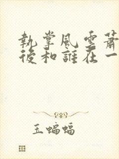 执掌风云萧峥最后和谁在一起封面