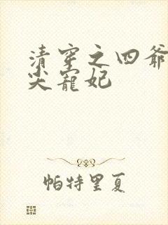 清穿之四爷的心尖宠妃封面