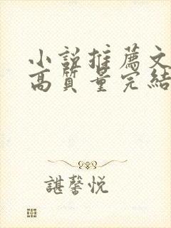 小说推荐文笔好高质量完结女生