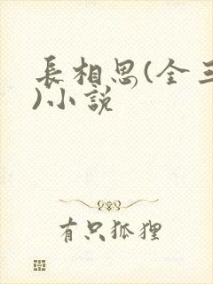 长相思(全三册)小说