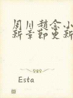 周川赵念小说最新章节更新内容