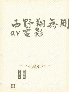 西野翔无删减版av电影