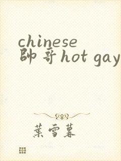 chinese帅哥hot gay teen