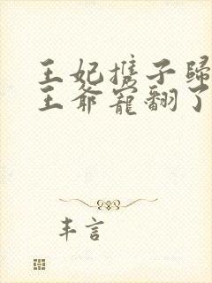 王妃携子归来,王爷宠翻了