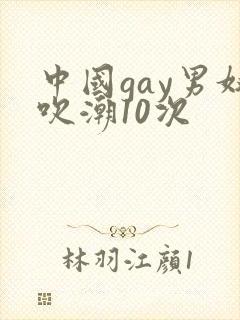中国gay男奴吹潮10次