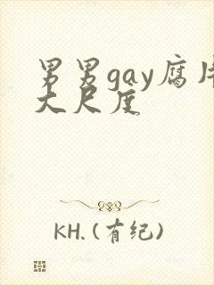 男男gay腐片大尺度