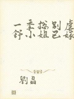 一季总别虐了,舒小姐已嫁人