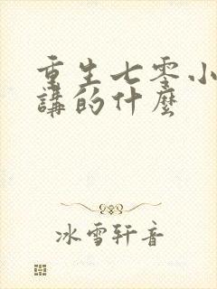 重生七零小辣媳讲的什么