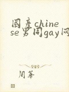 国产chinese男同gay网站