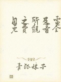 目之所及电视剧免费观看全集完整版