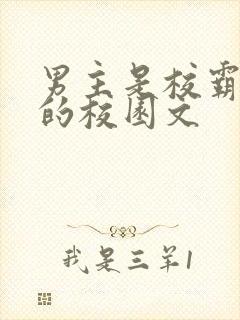 男主是校霸痞帅的校园文