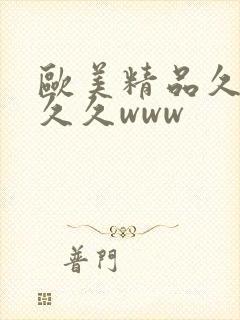 欧美精品久久久久久www