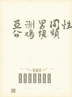 亚洲男同性恋大公鸡视频封面