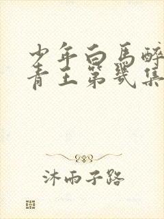 少年白马醉春风青王第几集死的封面