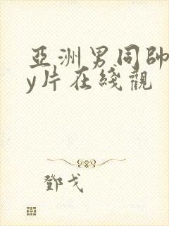 亚洲男同帅gay片在线观封面