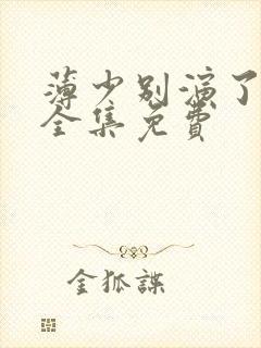 薄少别演了夫人全集免费封面