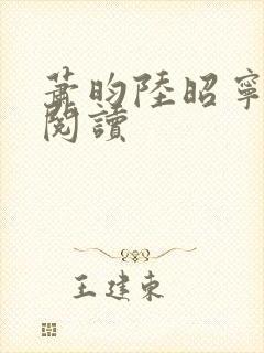 萧昀陆昭宁全文阅读