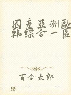 国产亚洲欧美日韩综合一区二区