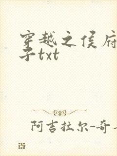 穿越之侯府嫡次子txt