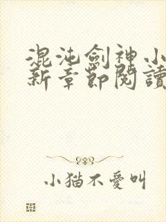 混沌剑神小说最新章节阅读全文